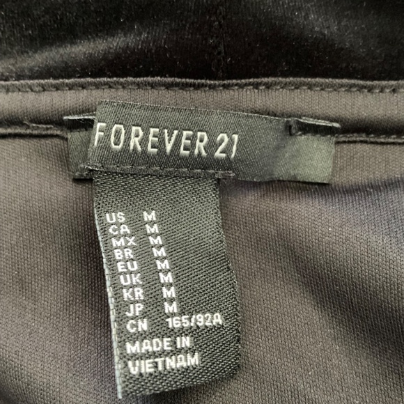 Forever 21 Velvet Neck Tie Cardigan Shrug - Picture 8 of 10